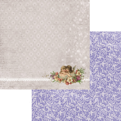 Бумага Scrapberrys "Новогодний Пейзаж" Рождество (SB515)