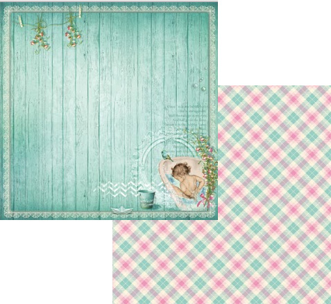 Бумага Scrapberrys "Мамины Сокровища", Купание (SB521)