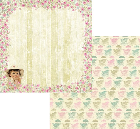 Бумага Scrapberrys "Мамины Сокровища", Радость (SB525)