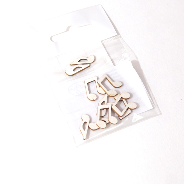 Чипборд "Набор мини Ноты" 10шт