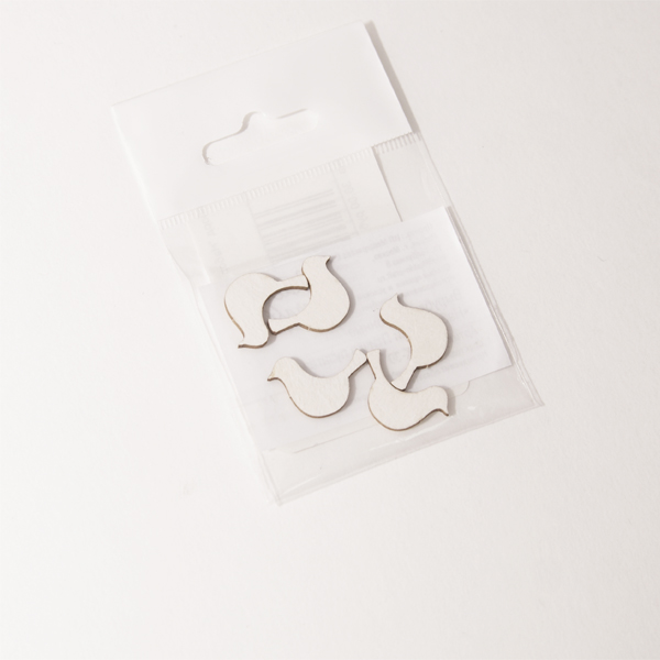 Чипборд "Набор мини Птичка пузатая 5шт"