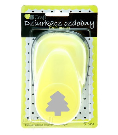 Дырокол фигурный 5 см DPCraft "Ёлочка" (№21)