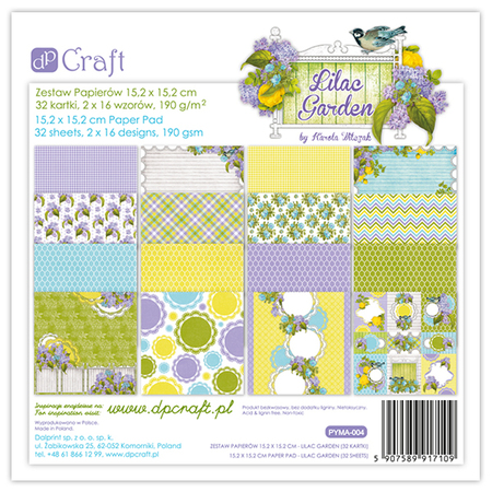 Набор односторонней бумаги 15х15 DP Craft "Lilac Gaden"