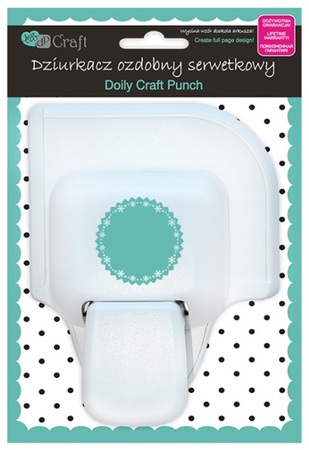 Дырокол круговой DPCraft "Салфетка со снежинками"