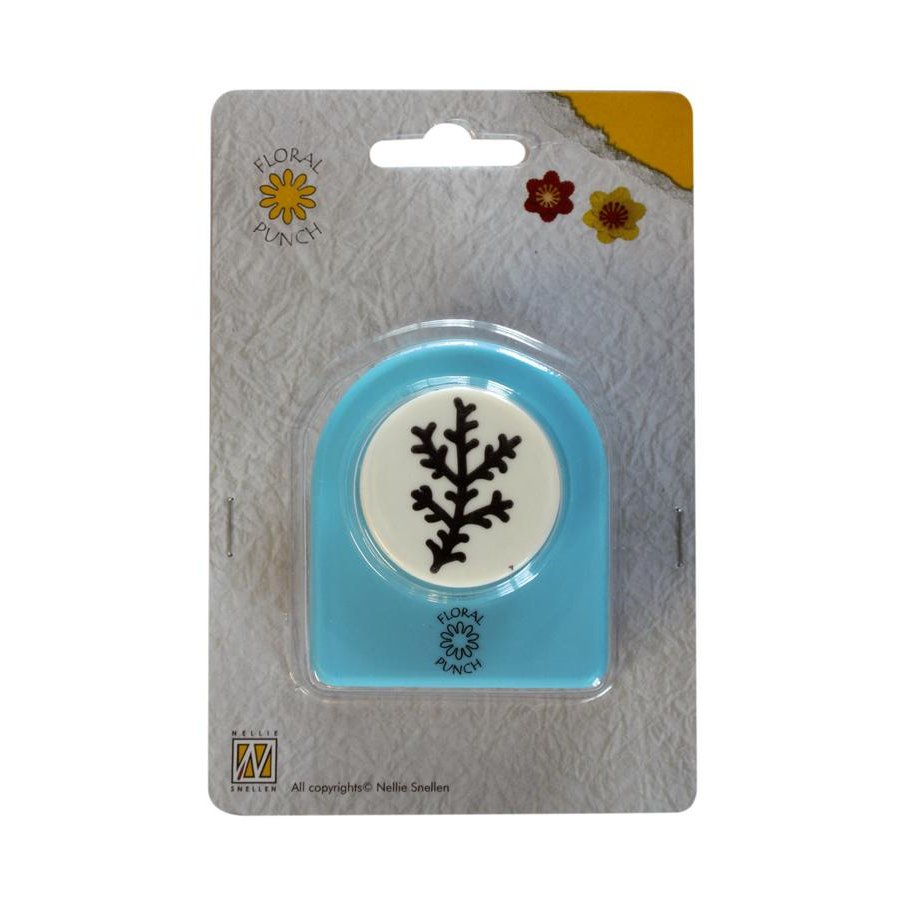 Дырокол фигурный Nellie Choice 3 см "Веточка-1"