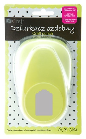 Дырокол фигурный 6,3 см DPCraft "Бирка/Тэг" (№18)