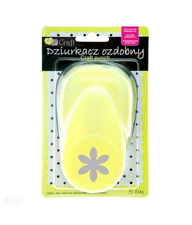 Дырокол фигурный 5 см DPCraft "Цветок 6 лепестков" (№285)