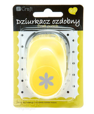 Дырокол фигурный 3,7 см DPCraft "Цветок 6 лепестков" (№285)