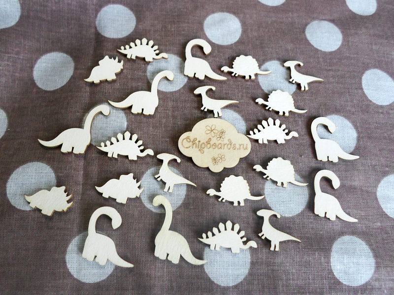 Чипборд Chipboards "Коллекция "Small Parts". Ледниковый период"