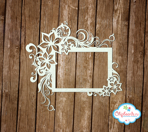 Чипборд Chipboards "Рамка "Лилии""