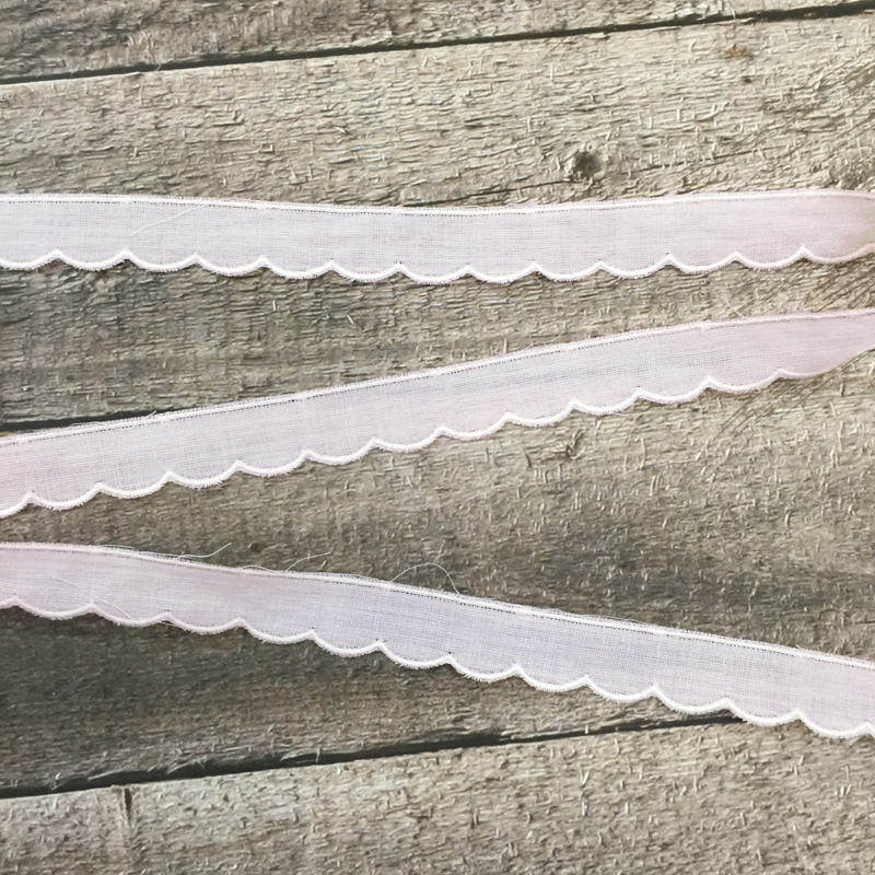 Шитьё 15 мм "Гребешок", цвет нежный розовый