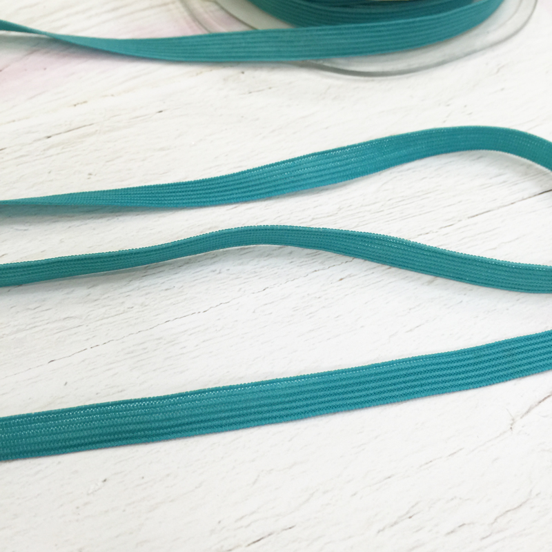 Резинка для блокнотов 7 мм, цвет морская волна