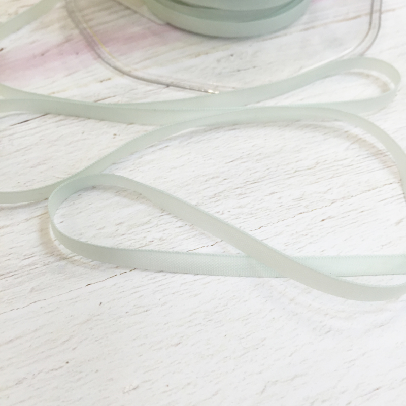 Резинка для блокнотов 4 мм, цвет бледный мятный