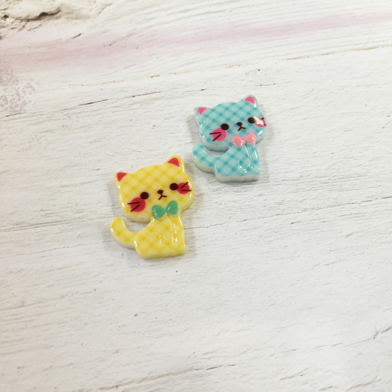 Акриловые украшения "Котятки",2 шт