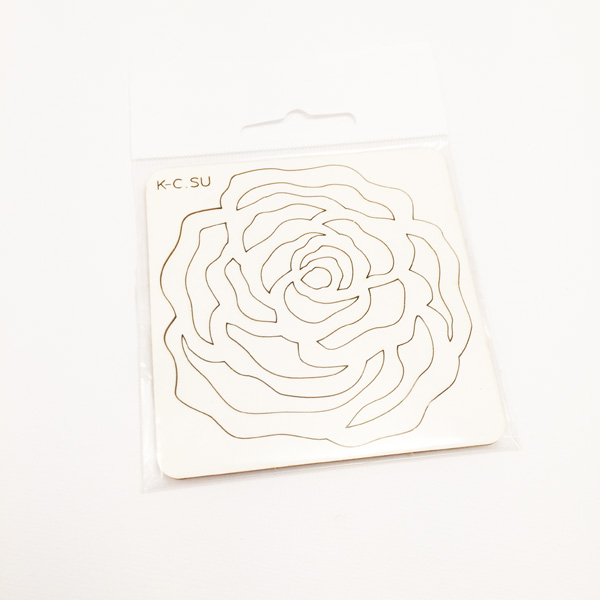 Чипборд "Роза №3 большая"