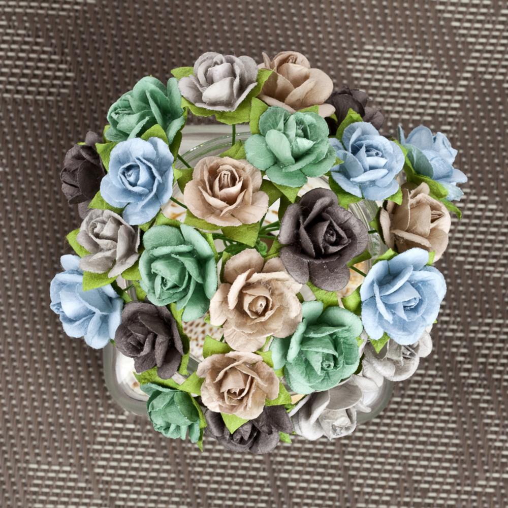 Набор бумажных роз Prima "Mini Sachet", Lakeside