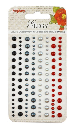 Набор полубусин Scrapberrys "Элегия"