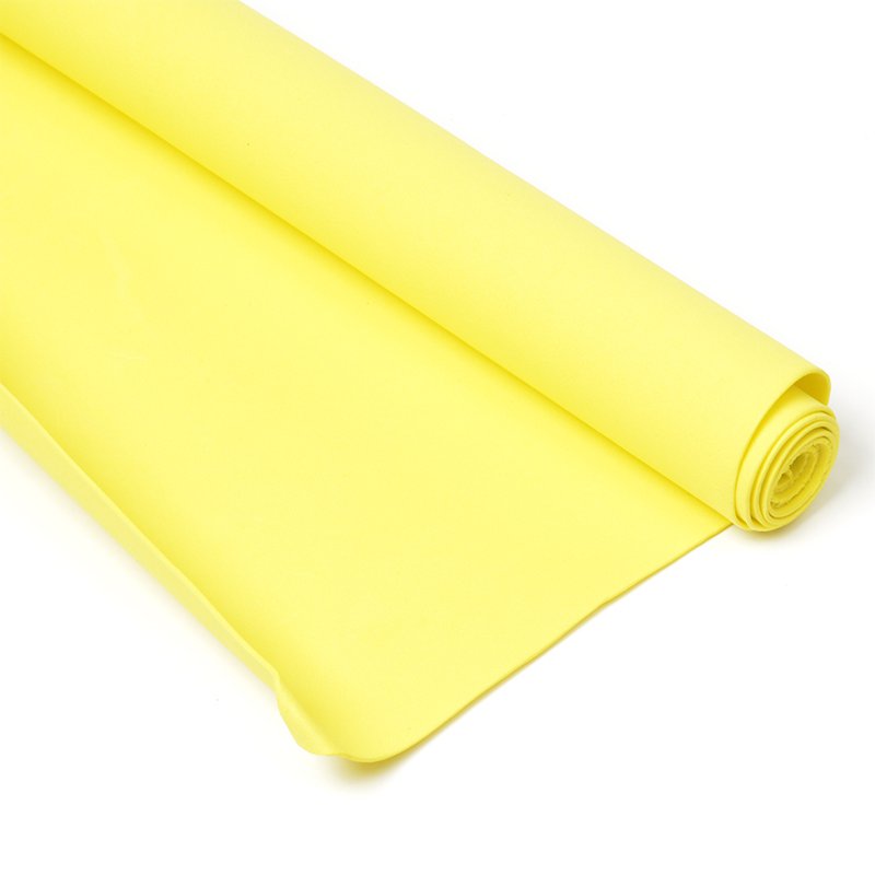 Фоамиран 1 мм в рулоне 60 х 70 см, цвет лимонный