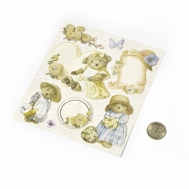 Наклейки объёмные Handmades "Мишки-леди"