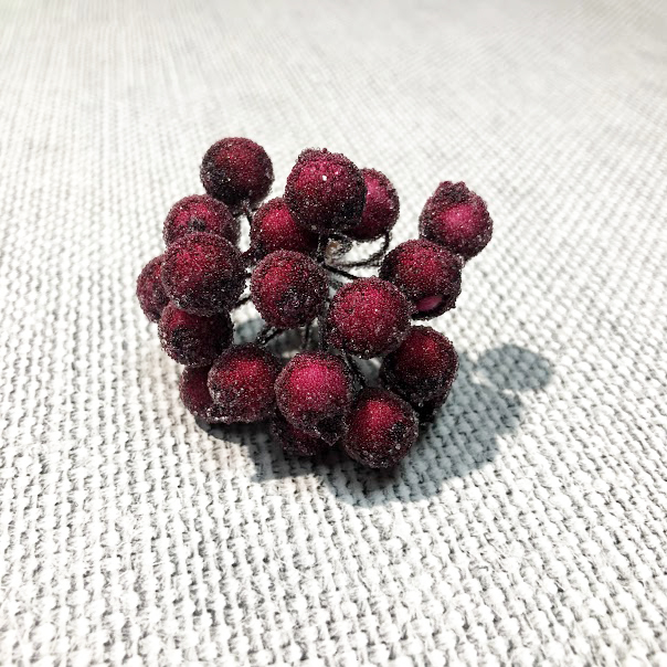 Букет сахарных ягодок, цвет красный