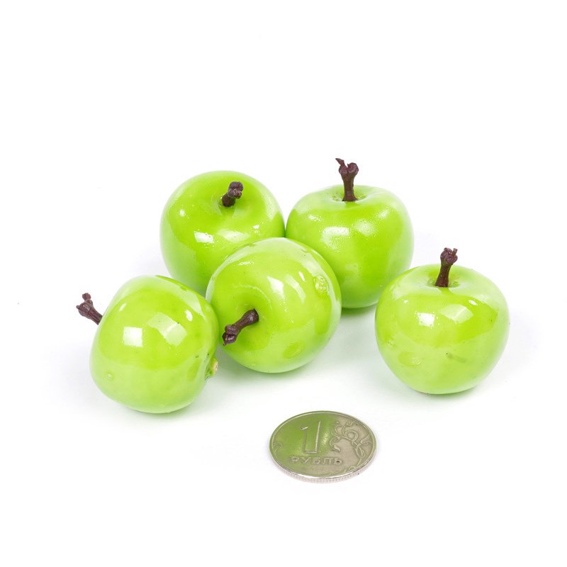 Яблочки декоративные, цвет зелёный