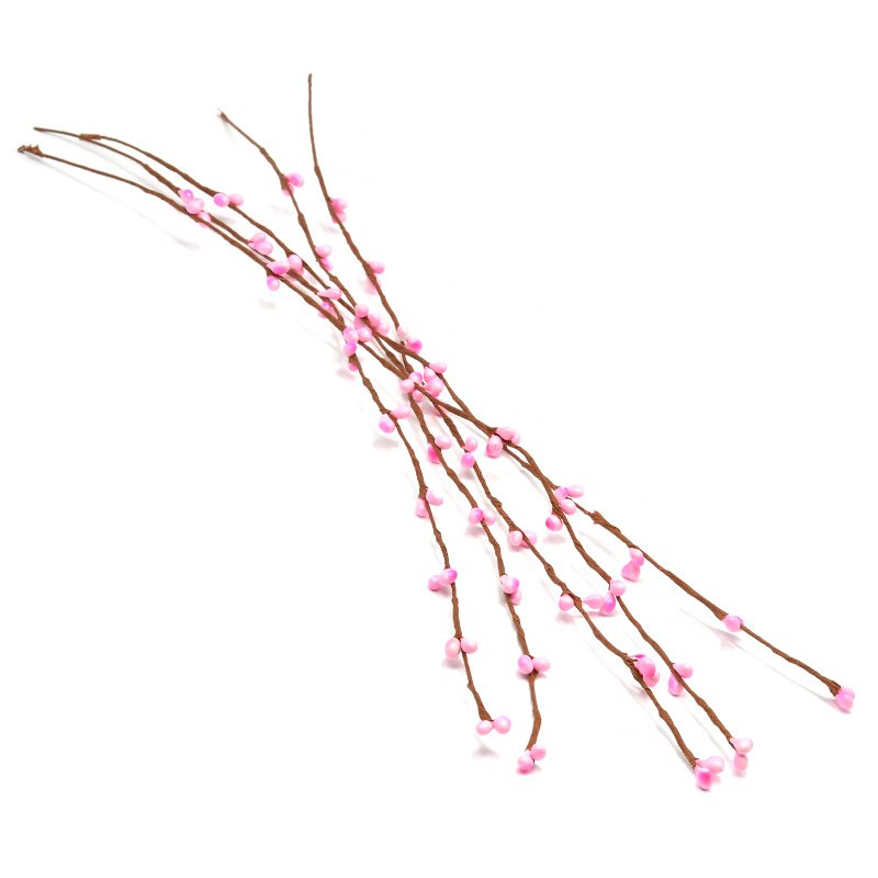 Веточки с почками, цвет розовый