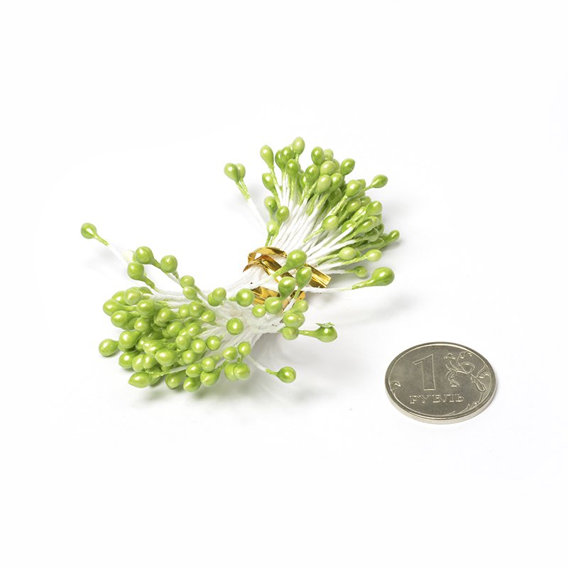 Тычинки Magic, цвет зелёный 84 шт