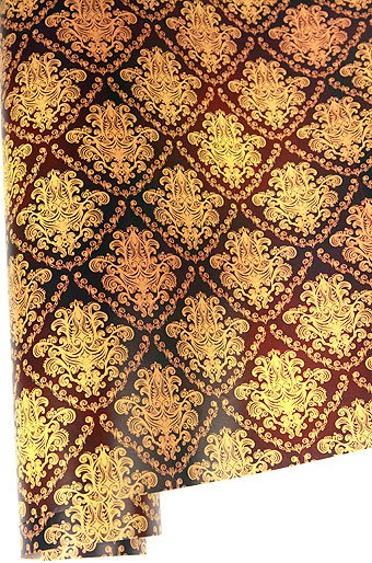 Бумага в рулоне 100 х 70 см упаковочная "Роскошный дамаск"