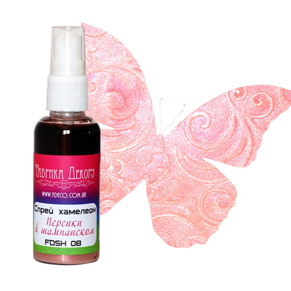 Спрей-ХАМЕЛЕОН Фабрика Декору, Цвет Персики в шампанском
