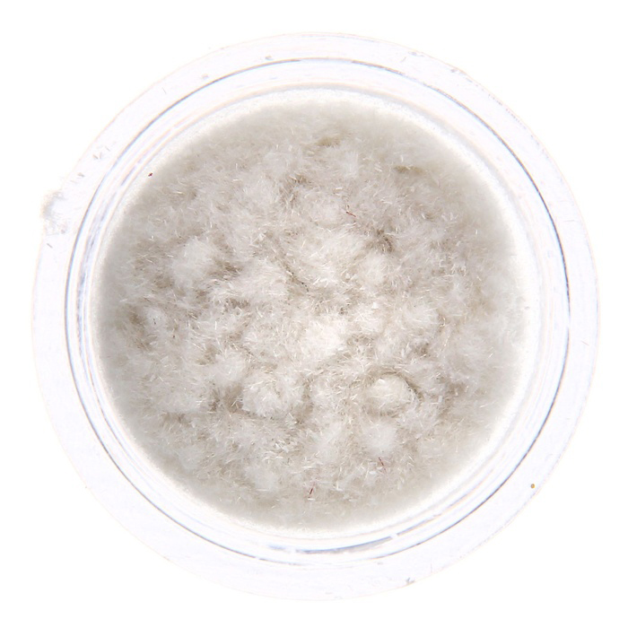 Флоковая пудра, цвет белый