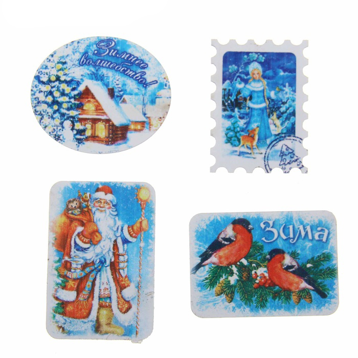 Набор деревянных украшений Артузор "Мороз и солнце"