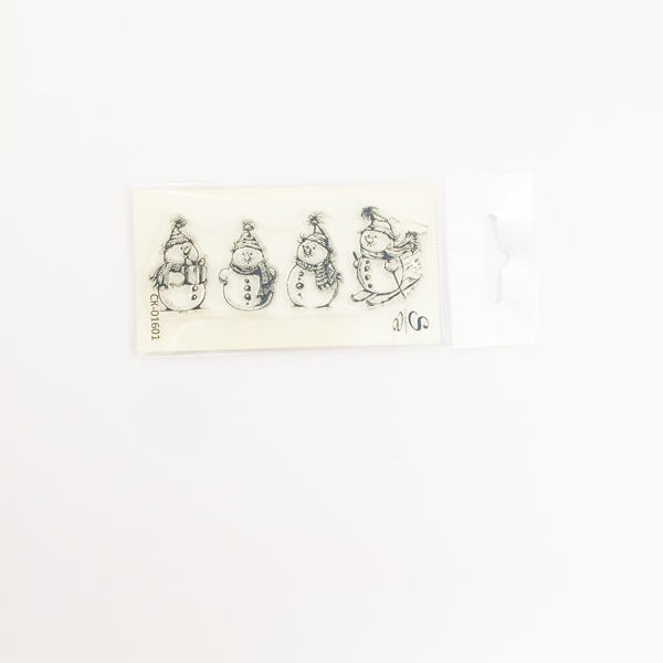 Штамп Stylish Stamps "4 снеговичка мал"