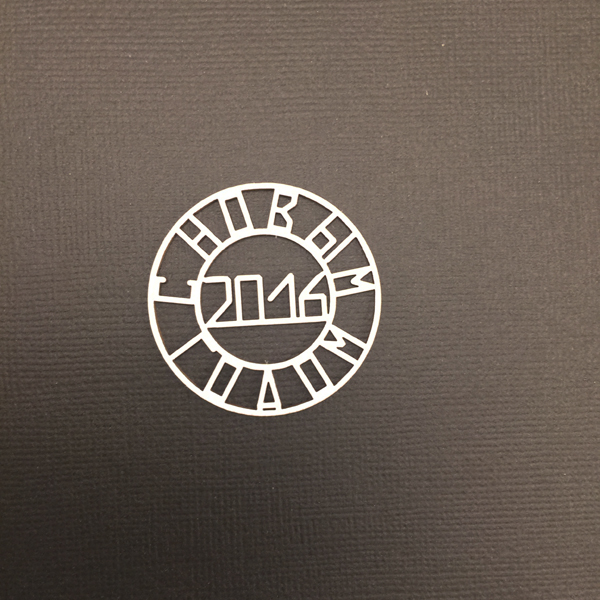 Чипборд "Почтовый штемпель С Новым Годом 2016"