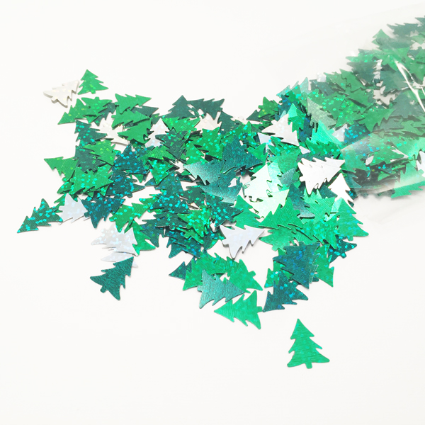 Конфетти фольгированное "Ёлочки"