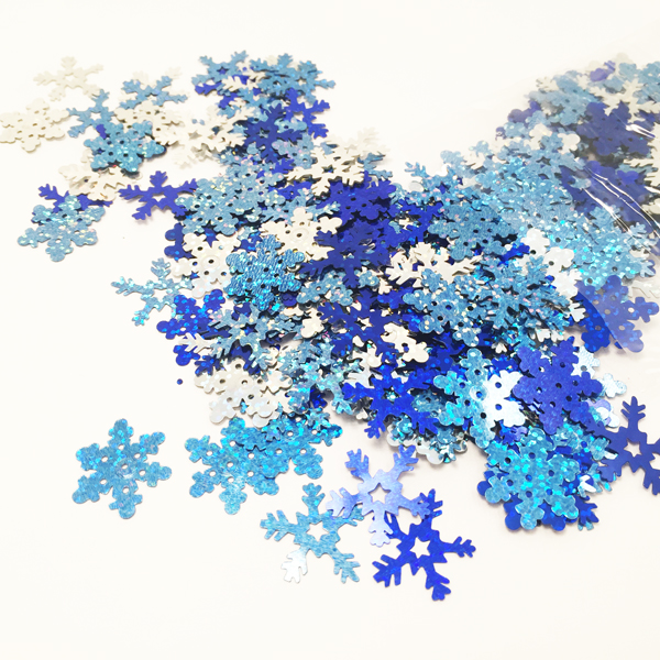 Конфетти фольгированное "Снежинки"