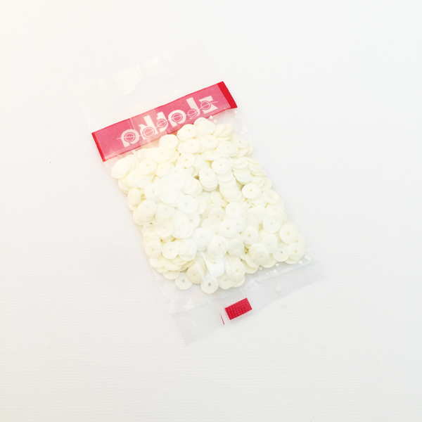 Пайетки Zlatka "Бело-кремовый" (№82)