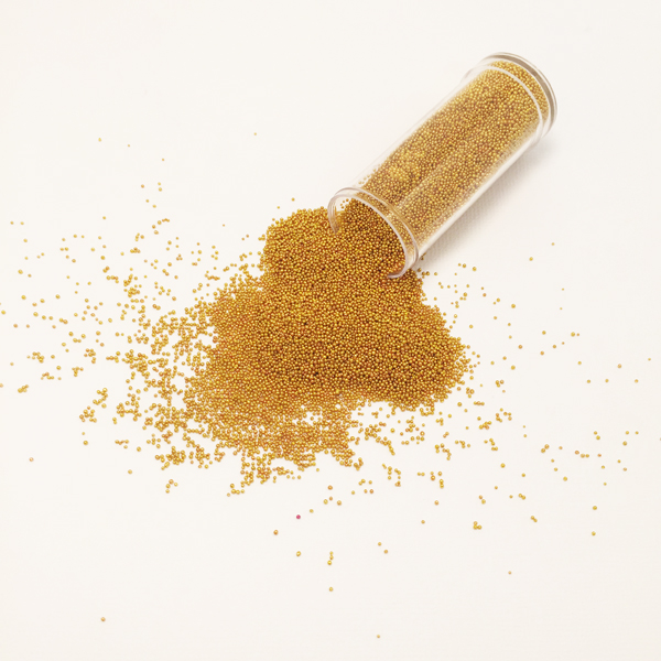 Микробисер Zlatka. Цвет золотой №02