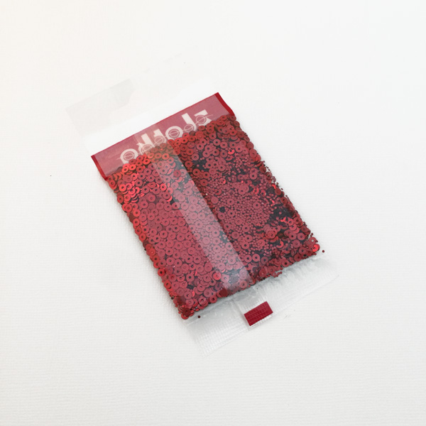 Пайетки мелкие Zlatka "Красный" (№03)