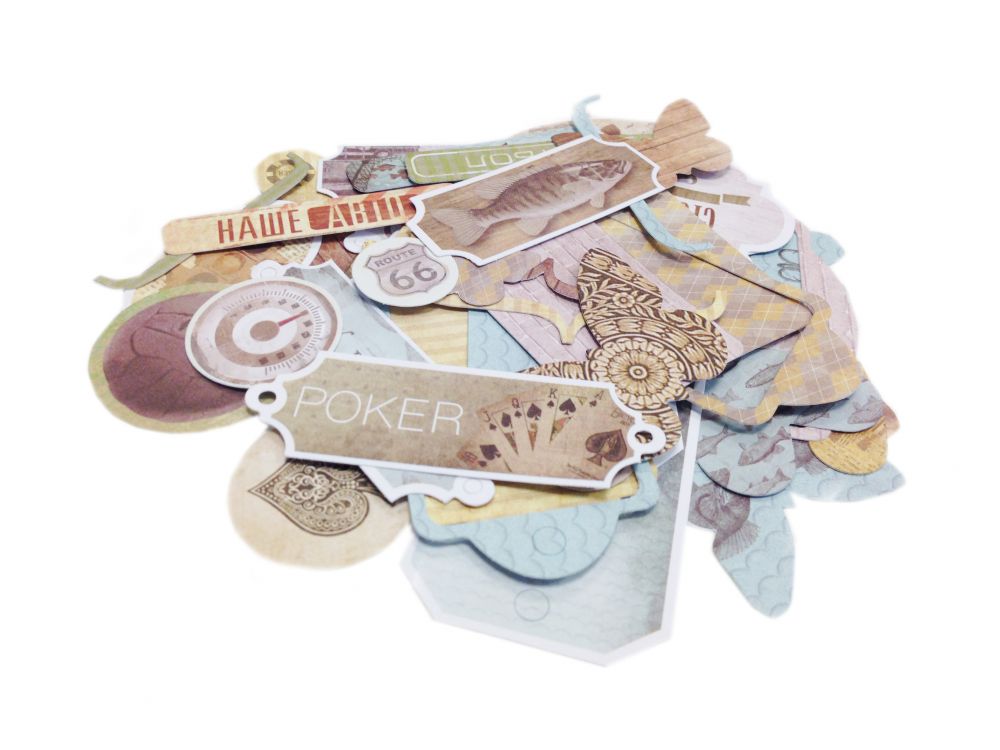 Набор картонной вырубки ScrapМир "Мистер Винтаж"