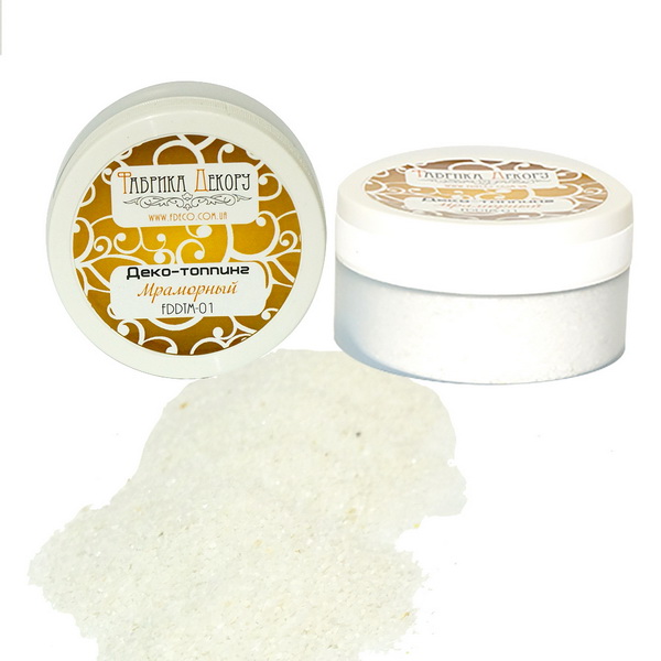 Деко-топпинг Фабрика декору, Мраморный, Первый снег