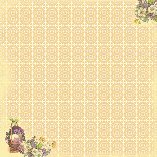 Бумага Scrapberrys "Весенний Праздник",Корзина с цветами (SB236)