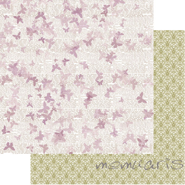 Бумага Scrapberrys "Весенний Праздник",Полет Бабочки (SB237)