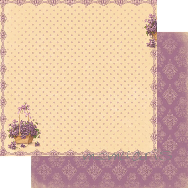 Бумага Scrapberrys "Весенний Праздник",Цветочная поляна (SB240)