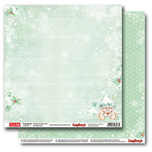 Бумага Scrapberrys "Зимняя ягодка" Волшебство (SB559)