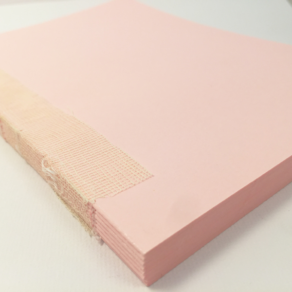 Блок внутренний для блокнота А6, 80 г/м2, цвет розовый