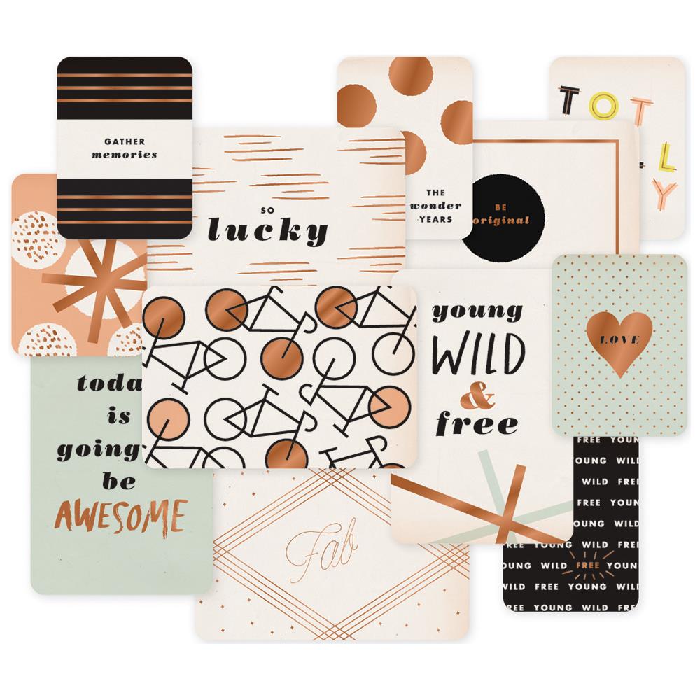 Набор фольгированных карточек Project Life "Forever Young"