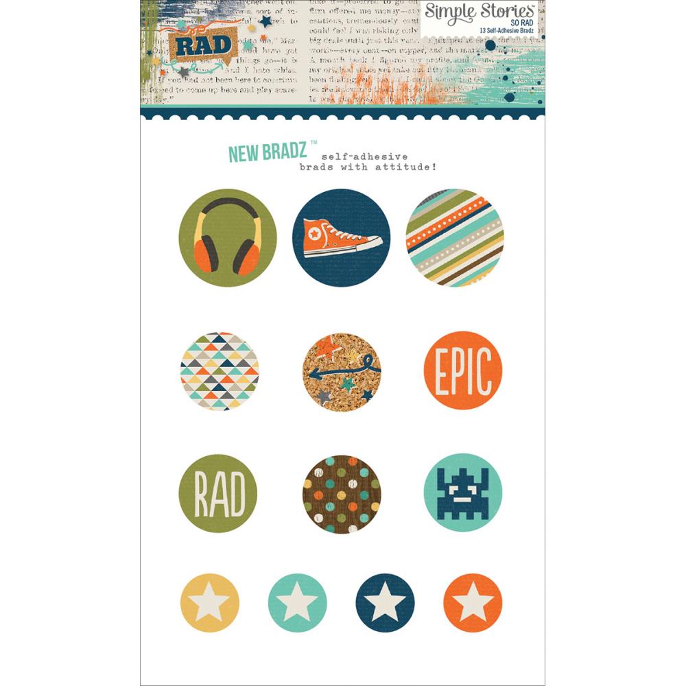 Набор брадс Simple Stories "So Rad"