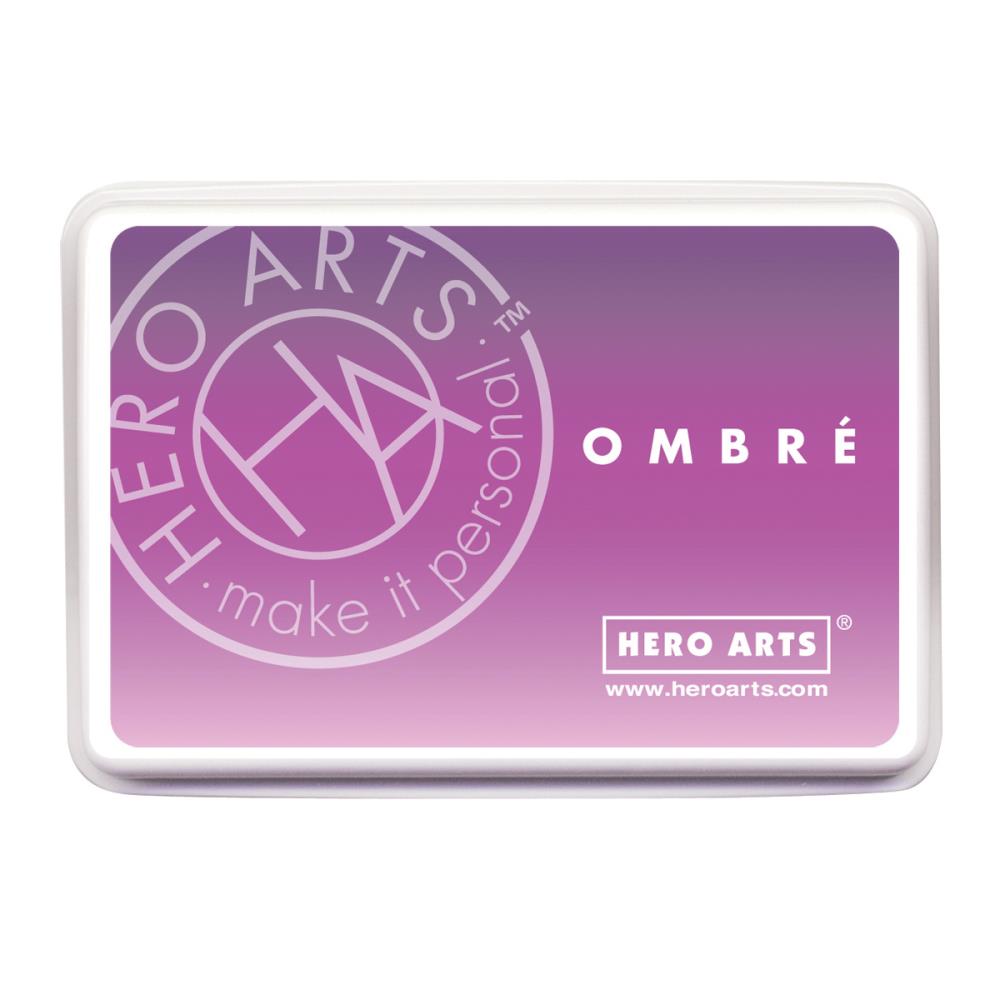 Подушечка чернильная Hero Arts "Ombre", от сиреневого к виноградному