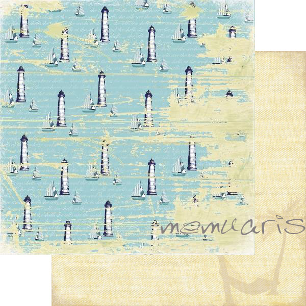 Бумага Scrapberrys "Назад к Морю" (SB252)