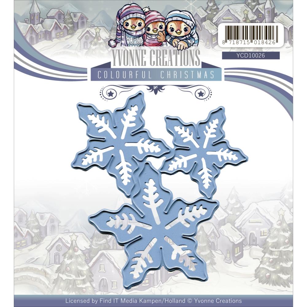 Нож для вырубки Yvonne Creations "Пуансетия"